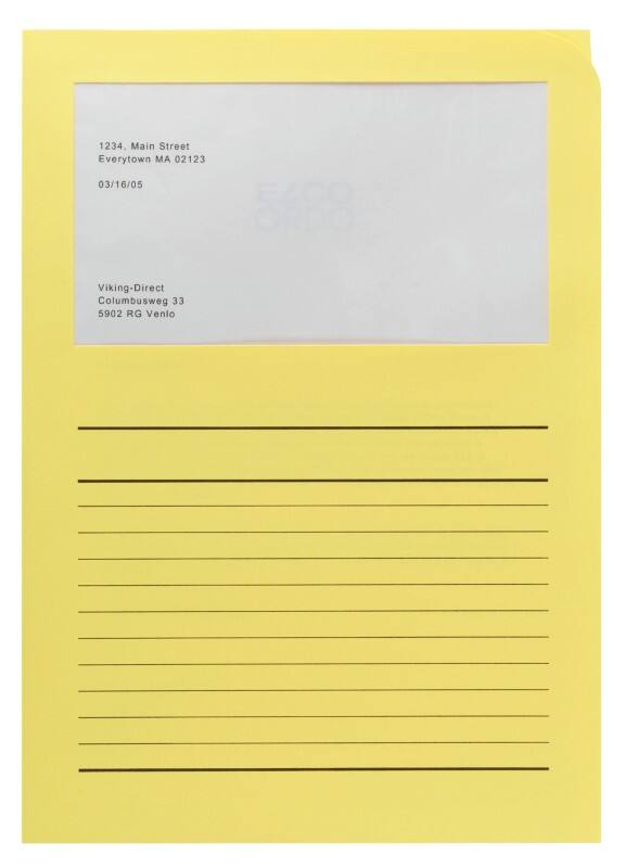 Elco Ordo Classico Dossier A4 Jaune intense Papier 120 g/m² 100 Unités