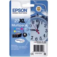 Epson 27XL Origineel Inktcartridge C13T27154012 Cyaan, magenta, geel Multipak  3 Stuks