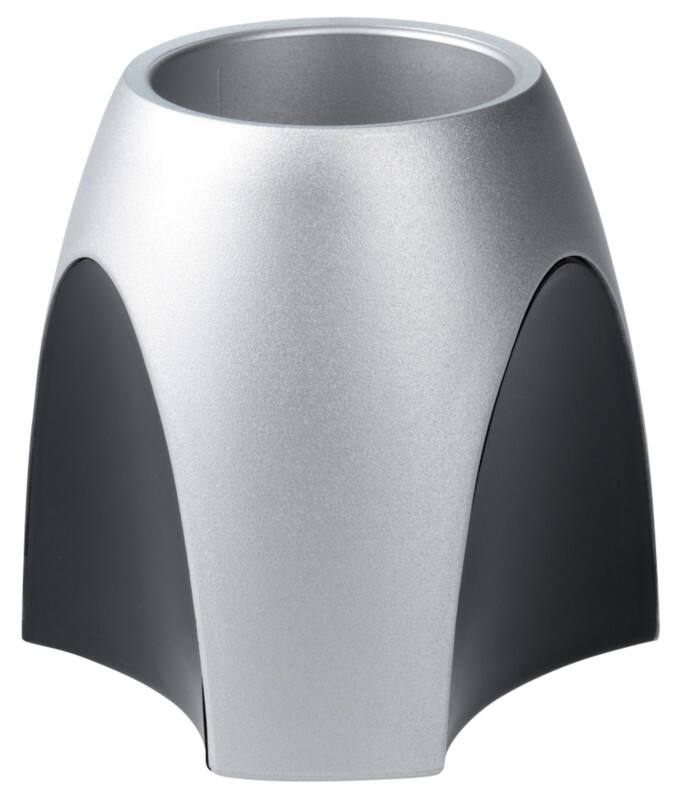 HAN Delta Pennenhouder Zwart, zilver Rubber, plastic 9,9 x 9,9 x 9,4 cm