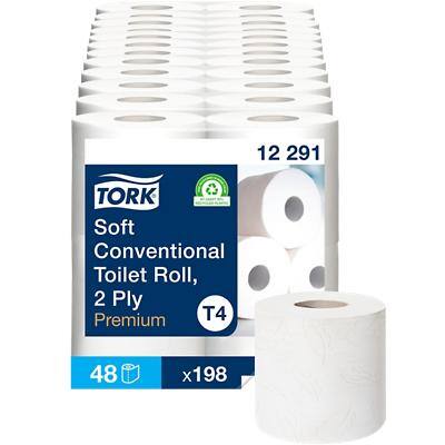Tork Premium Toiletpapier T4 2-laags 12291 48 Rollen à 198 Vellen