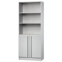 Armoire de classement Hammerbacher Matrix Aggloméré, Résine de mélamine 4 Étagères 800 x 420 x 2004 mm Gris