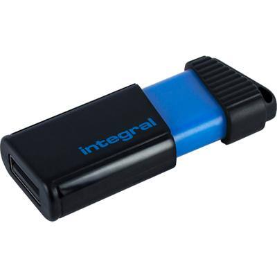 Clé USB Integral Pulse 16 Go Noir, bleu