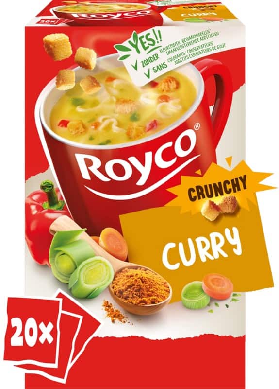 Royco Instantsoep Curry Crunchy 20 Stuks à 30 g