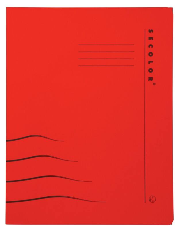 Djois Clipmap Secolor A4 Rood Karton 25 x 31 cm