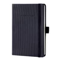 Sigel Conceptum A6 Gebonden Zwart Hardcover Notitieboek Geruit 97 vel