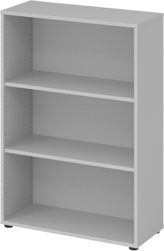 Hammerbacher Matrix Gemelamineerde spaanplaat Boekenkast 2 Planken 800 x 330 x 1.144 mm Grijs
