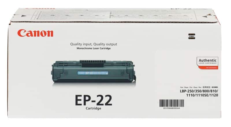 Canon EP-22 Origineel Tonercartridge Zwart