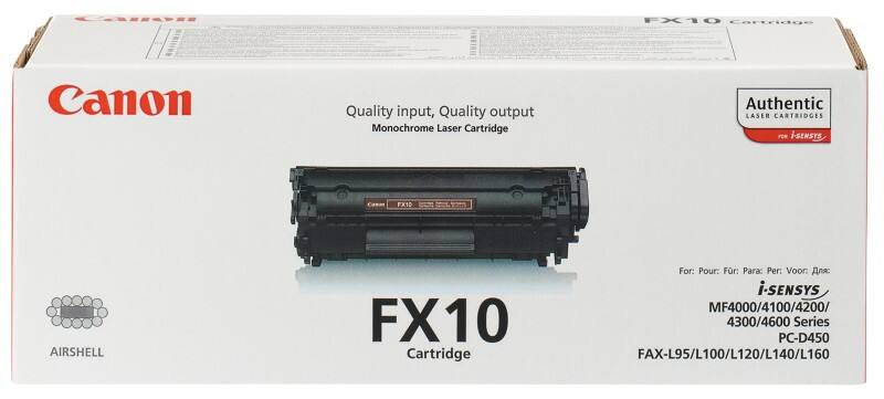 Canon FX 10 Origineel Tonercartridge Zwart