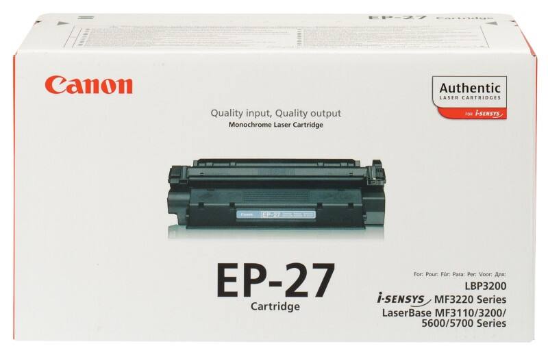 Toner EP-27 D'origine Canon Noir