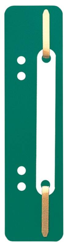 Relieurs de documents polypropylène 3,4 x 15 cm 100 unités Vert Foncé