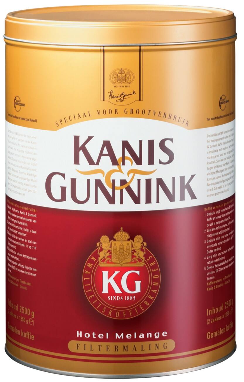 KANIS & GUNNINK Gemalen koffie 2,5 kg
