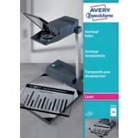 AVERY Zweckform Folie voor overheadprojectoren 3552 A4 Laserprinters en kopieerapparaten 21 x 29,7 cm Transparant 100 Vellen