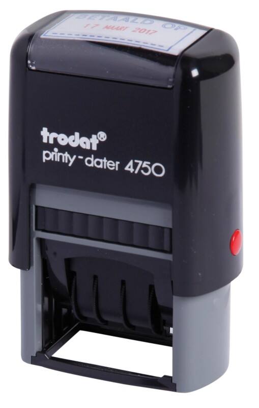 Trodat Printy 4750 Datumstempel met tekst Betaald op