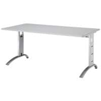 Bureau Hammerbacher Future Gris clair 1600 x 800 x 850 x 650 - 850 mm