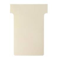 Nobo T-kaartjes Maat 2 Beige 6 x 8,5 cm 100 Stuks