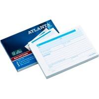 Carnet de commandes autocopiant Jalema Atlanta A5436-011 Blanc, bleu A6 10,5 x 14,8 cm 50 feuilles
