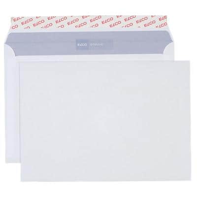 Enveloppes Elco Classic Sans fenêtre C5 229 (l) x 162 (h) mm Bande adhésive Blanc 100 g/m² 500 Unités