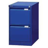 Bisley Hangmappenladenkast 2 Lades laden Blauw 470 x 622 x 711 mm