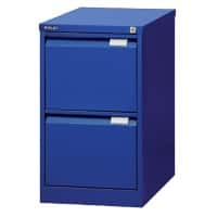 Armoire de classement Bisley Acier 2 Tiroirs Verrouillable 470 x 622 x 711 mm Bleu Oxford