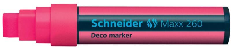 Marqueur craie Schneider Maxx 260 Rouge Large Biseauté 15 mm