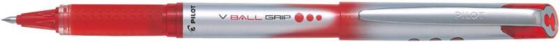 Pilot V-Ball Grip Niet-intrekbaar Rollerballpen Rood 0,4 mm Medium Kegelvormig
