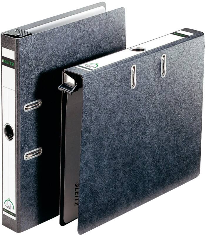 Leitz 180° Smal Classeur A4 50 mm Zwart 2 Ringen 1822 Hardboard Wolkenmarmer Staand Gerecycled