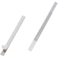 DURABLE Etikethouder 801519 Klevend Transparant 200 x 15 mm 10 Stuks