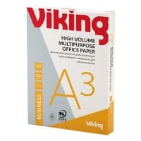 Papier imprimante Business A3 Viking Blanc 80 g/m² Lisse 500 Feuilles