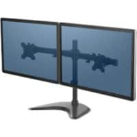 Fellowes Professional Series Dubbele horizontale monitorarm Hoogteverstelbaar Tot 27 inch Zwart