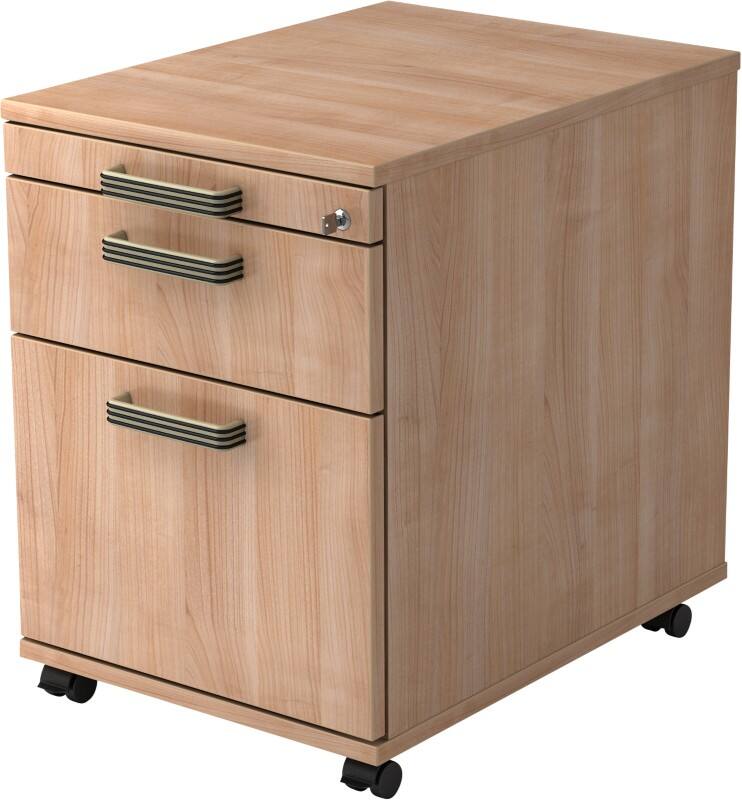 Caisson mobile Hammerbacher AC20/6 2 Tiroirs 428 x 580 x 590 mm Brun