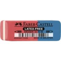 Gomme double Faber-Castell 7070-40 Rouge, bleu