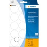 HERMA Etiketten 2270 Klevend Wit 32 x 32 mm  32 Vellen à 15 Etiketten