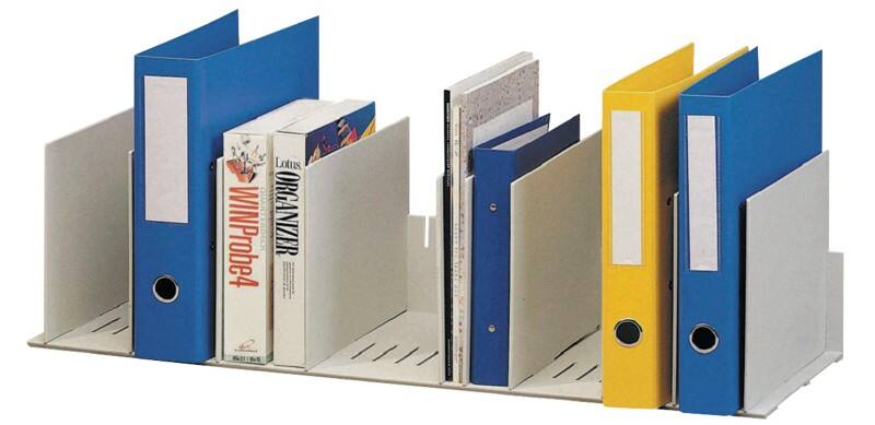 Paperflow Boekensteun Grijs PS (Polystyreen) 80,2 x 27,5 x 21 cm