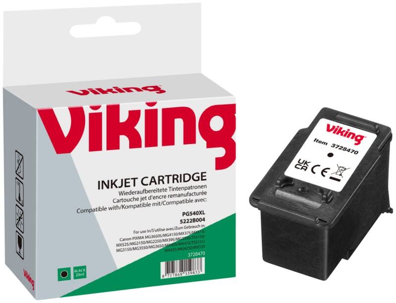 Viking PG-540XL compatibele Canon inktcartridge zwart