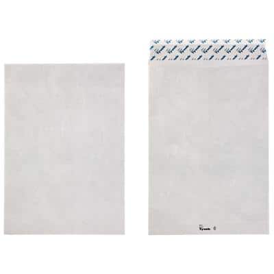 Enveloppes Tyvek C4 54 g/m² Blanc Sans Fenêtre Bande adhésive 229 x 324 mm 100 Unités