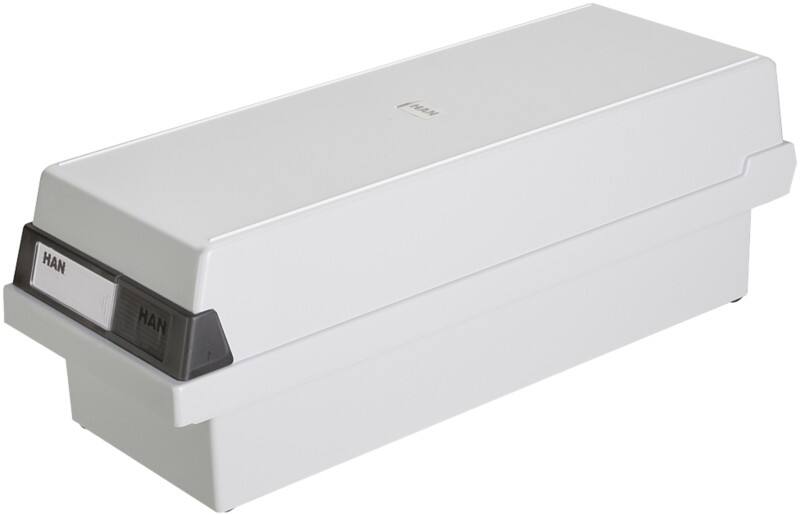 HAN 957-11 Systeemkaartenbak Lichtgrijs A7/BF 1300 Plastic 13,3 x 36 x 12,1 cm