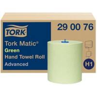 Tork papieren Handdoekrol H1 Matic Advanced 210 x 150000mm Green Pak van 6 stuks
