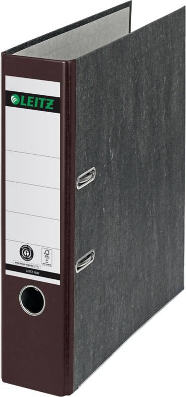 Leitz 180° Breed Classeur A4 82 mm Bruin 2 Ringen 1080 Wolkenmarmer Staand Gerecycled