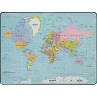 DURABLE Wereldkaart Bureauonderlegger PVC (Polyvinylchloride) Multikleur 53 x 40 cm