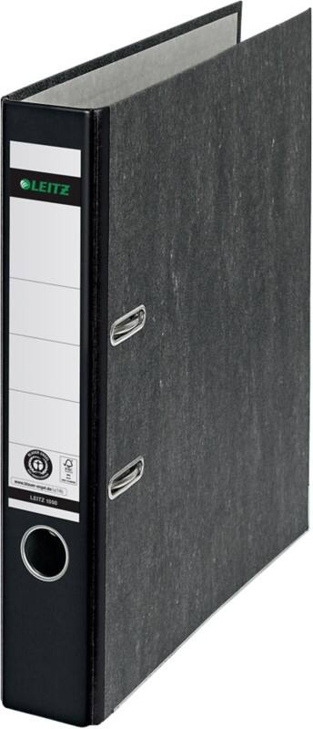 Leitz 180° Smal Classeur A4 52 mm Zwart 2 Ringen 1050 Wolkenmarmer Staand Gerecycled