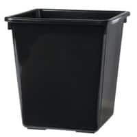 Corbeille à papier PVC Vepa Bins 27 l 34 x 34 x 36 cm Noir