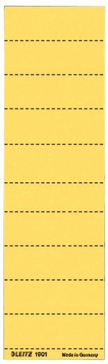 Leitz Ruiterstrook Karton Geel 6 x 2,1 cm Alpha 100 Stuks 