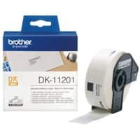 Brother QL Etiketrol Authentiek DK-11201 Zelfklevend Zwart op Wit 90 x 29 mm 400 Etiketten