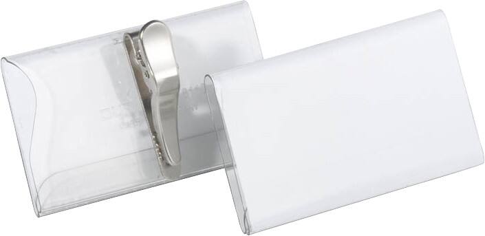 Badge nominatif DURABLE Standard Avec pince crocodile 811019 15,5 x 21,5 cm 25 unités