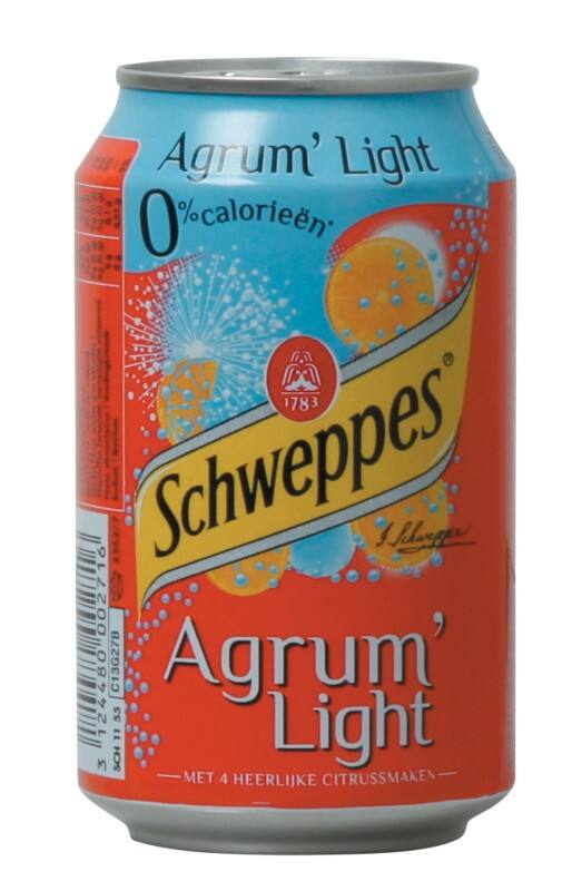 Schweppes Agrum' Light Frisdrank Agrum Light 24 Stuks à 330 ml