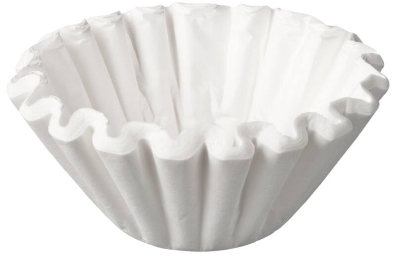 Koffiefilters Papier Wit 25 x 8,4 cm 1000 Stuks