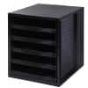 Module de classement à tiroirs HAN 1401-13 Noir 5 tiroirs ouverts 27,5 x 33 x 32 cm