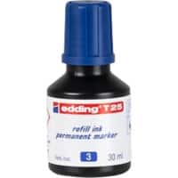 edding Inktnavulling T25 Blauw 30 ml