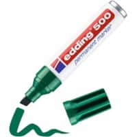 edding 500 Permanent marker Breed Beitelpunt 7 mm Groen Navulbaar