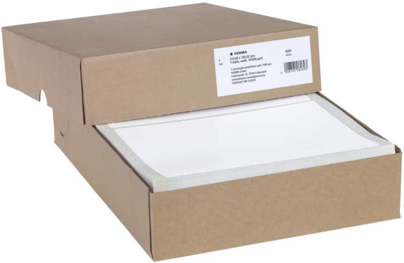 Étiquettes informatiques HERMA 8269 adhésif Blanc 210.8 x 150 mm 1000 Unités
